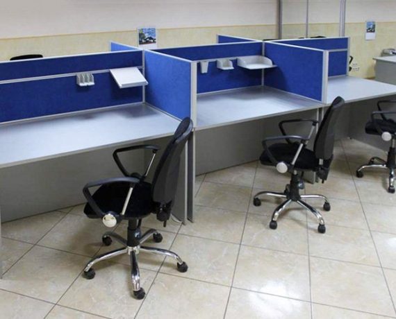 Глухие настольные экраны