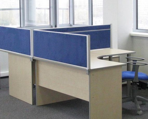 Глухие настольные экраны